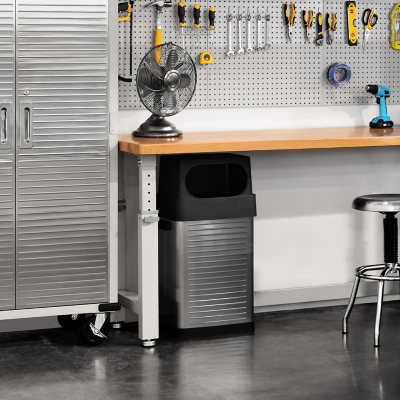 UltraHD Fingerprint Resistant Stainless Steel Trash Can (17 gal.)