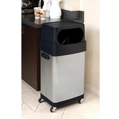 UltraHD Fingerprint Resistant Stainless Steel Trash Can (17 gal.)