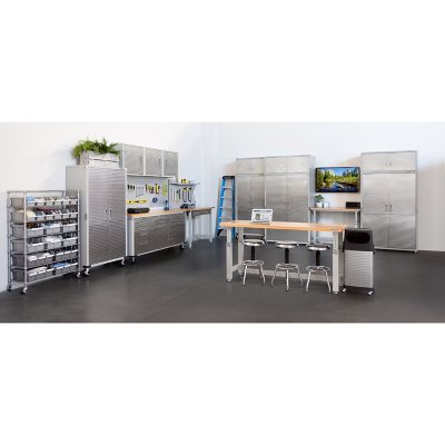 UltraHD Fingerprint Resistant Stainless Steel Trash Can (17 gal.)