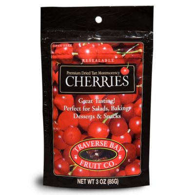 Traverse Bay Fruit Co. Premium Dried Montmorency Cherries, 3 oz., 12 pk.