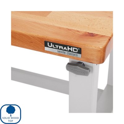 Seville Classics UltraHD Height Adjustable Workbench, 72" W x 25" D x 28.5Ã¢ÂÂ-42Ã¢ÂÂ H