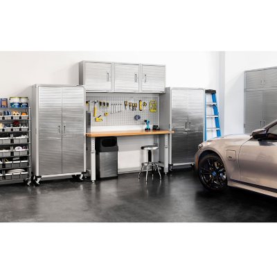 Seville Classics UltraHD Height Adjustable Workbench, 72" W x 25" D x 28.5Ã¢ÂÂ-42Ã¢ÂÂ H