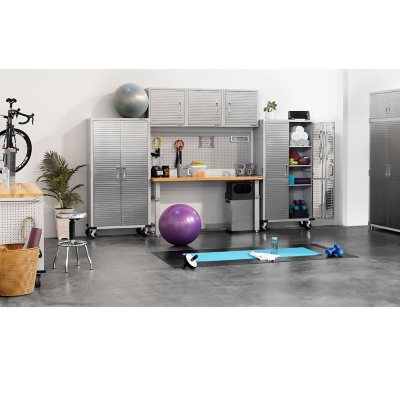 Seville Classics UltraHD Height Adjustable Workbench, 72" W x 25" D x 28.5Ã¢ÂÂ-42Ã¢ÂÂ H