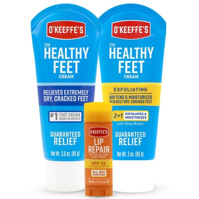 O'Keeffe's Healthy Feet and Lip Repair Variety Set