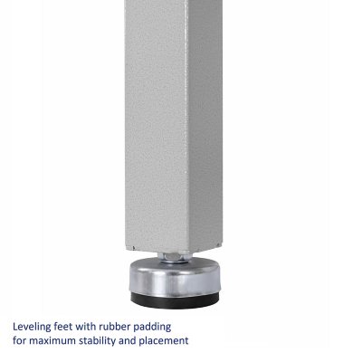 Seville Classics UltraHD 5-Piece Storage Cabinet System with Height Adjustable Workbench, 9' Wide