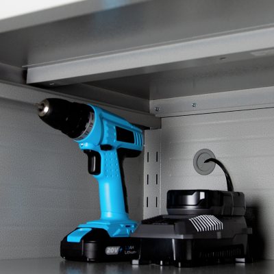 Seville Classics UltraHD Storage Cabinet, 60" W x 24" D x 72" H