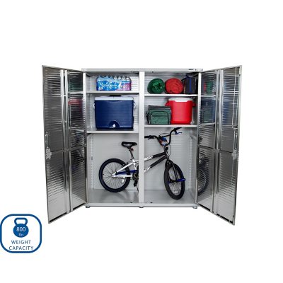 Seville Classics UltraHD Storage Cabinet, 60" W x 24" D x 72" H