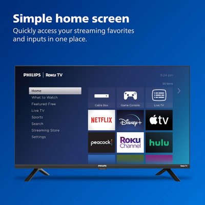 Philips 32" Class 1080p FHD Roku Smart LED TV 32PFL6573/F7