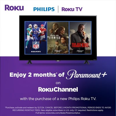 Philips 65" Class 4k UltraHD Roku Smart TV - 65PUL6673/F7