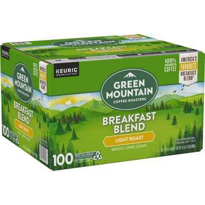 Green Mountain Coffee Breakfast Blend K-Cup Pods, 100 ct.
