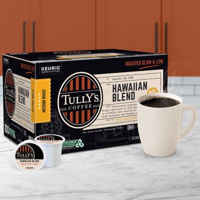 Tully's Coffee K-Cup Pods, Hawaiian Blend 100 ct.