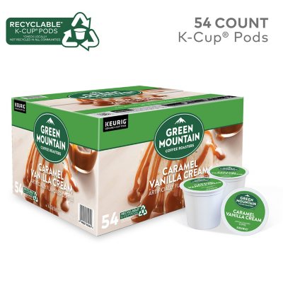 Green Mountain Coffee K-Cup Pods, Caramel Vanilla Cream, 54 ct.