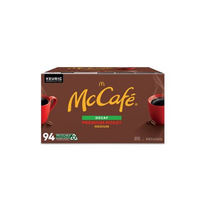 McCafe Decaf Premium Medium Roast K-Cup Coffee Pods, 94 ct.