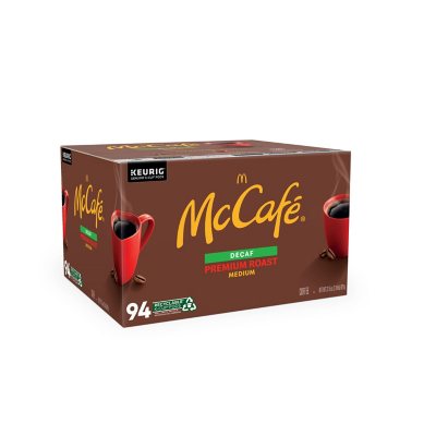 McCafe Decaf Premium Medium Roast K-Cup Coffee Pods, 94 ct.
