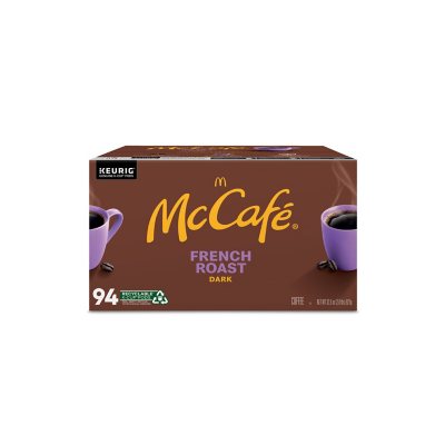 McCafe Dark Roast K-Cup Coffee Pods, French, 94 ct.