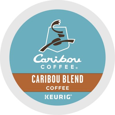 Caribou Coffee Medium Roast K-Cup Pod, Caribou Blend, 80 ct.