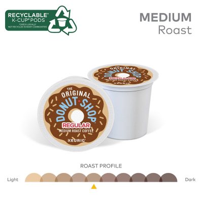 The Original Donut Shop Medium Roast K-Cup Pods, Regular, 80 ct.