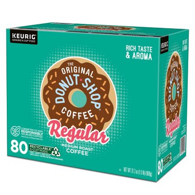 The Original Donut Shop Medium Roast K-Cup Pods, Regular, 80 ct.