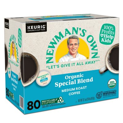 Newman's Own Organics Medium Roast K-Cup, Special Blend, 80 ct.
