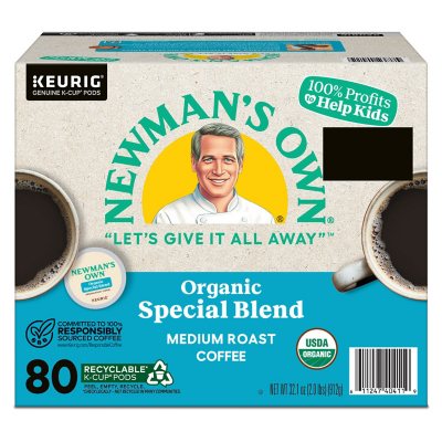 Newman's Own Organics Medium Roast K-Cup, Special Blend, 80 ct.