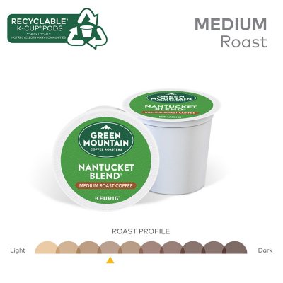 Green Mountain Coffee Roasters Medium Roast K-Cup, Nantucket Blend, 80 ct.