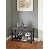 neatfreak Fabric Upholstered Shoe Storage Bench