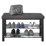 neatfreak Fabric Upholstered Shoe Storage Bench