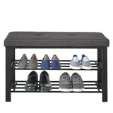 neatfreak Fabric Upholstered Shoe Storage Bench