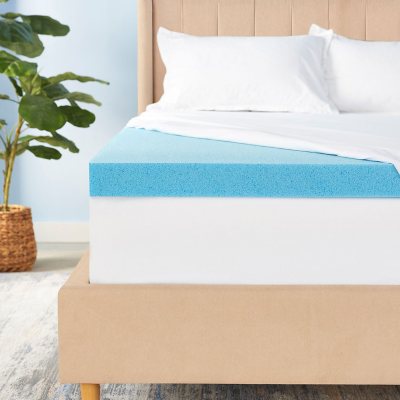 Serta 3" Cool Nights Gel Memory Foam Mattress Topper, Assorted Sizes
