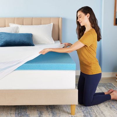 Serta 3" Cool Nights Gel Memory Foam Mattress Topper, Assorted Sizes
