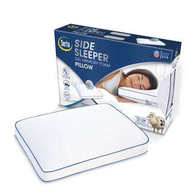 Serta Side Sleeper Pillow with Cooling Gel Memory Foam