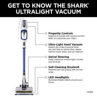 Shark UltraLight Pet Corded Stick Vacuum w/ Brushroll HZ255