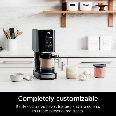 Ninja CREAMi Ice Cream & Sorbet Maker, 7 Frozen Treat Programs, Includes 3 Pints & Lids