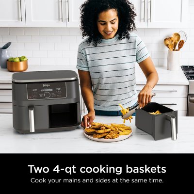 Ninja Foodi 6-in-1, 8 Quart 2-Basket Air Fryer with DualZone Technology