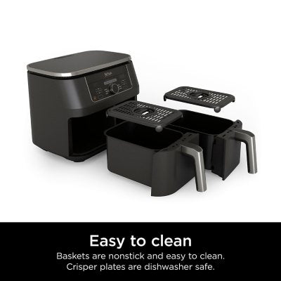Ninja Foodi 6-in-1, 8 Quart 2-Basket Air Fryer with DualZone Technology