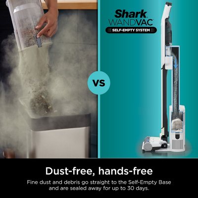 SharkÃÂ® WandvacÃÂ® Cordless Self-Empty System, Bagless Cordless Pet Stick Vacuum with HEPA-Sealed Base