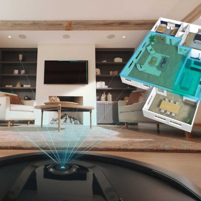 Shark IQ Robot Self-Empty Robot Vacuum, UR1005SR, Home Mapping, Self-Cleaning Brushroll, Wi-Fi