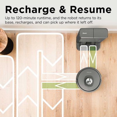 Shark Matrix Self-Emptying Robot Vacuum With 60 Day Dock, Precision Home Mapping, Wi-Fi Connected UR2350AE