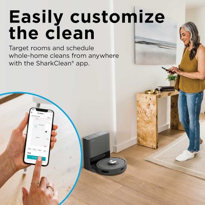 Shark Matrix Self-Emptying Robot Vacuum With 60 Day Dock, Precision Home Mapping, Wi-Fi Connected UR2350AE