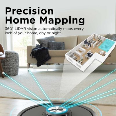 Shark Matrix Self-Emptying Robot Vacuum With 60 Day Dock, Precision Home Mapping, Wi-Fi Connected UR2350AE