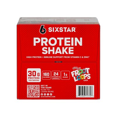 Six Star Kellogg's 30g Froot Loops Protein Shake, 11 fl. oz., 15 pk.