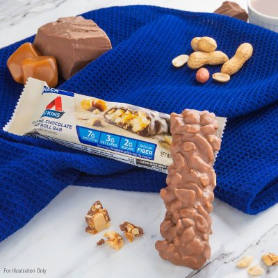Atkins Caramel Chocolate Nut Roll Snack Bar 18 ct.