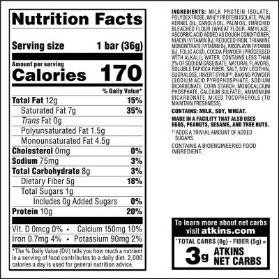 Atkins Protein Wafer Crisps, Chocolate Creme 18 ct.