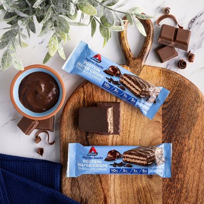 Atkins Protein Wafer Crisps, Chocolate Creme 18 ct.