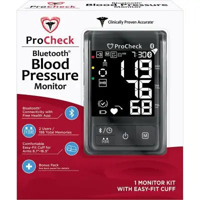 ProCheck BluetoothÂ® Blood Pressure Monitor, with Bonus Pack