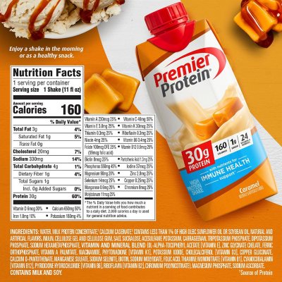 Premier Protein 30g High Protein Shake, Caramel 11 fl. oz., 15 pk.