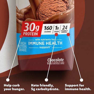 Premier Protein 30g High Protein Shake, Chocolate 11 fl. oz., 15 pk.