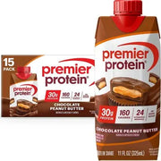 Premier Protein 30g High Protein Shake, Schokolade Erdnussbutter, 325 ml, 15er-Pack