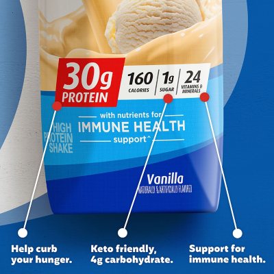 Premier Protein 30g High Protein Shake, Vanilla 11 fl. oz., 15 pk.