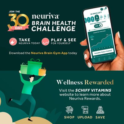 Neuriva Original BRAIN Health Supplement, Memory & Focus Support Capsules, 45 ct.